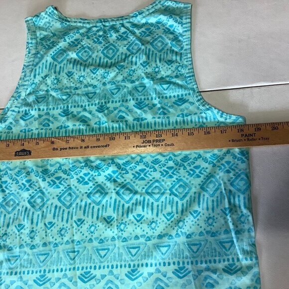 Men's Chubbies Tank Top Size S Blue Sleeveless Beach Geometric - Picture 5 of 7